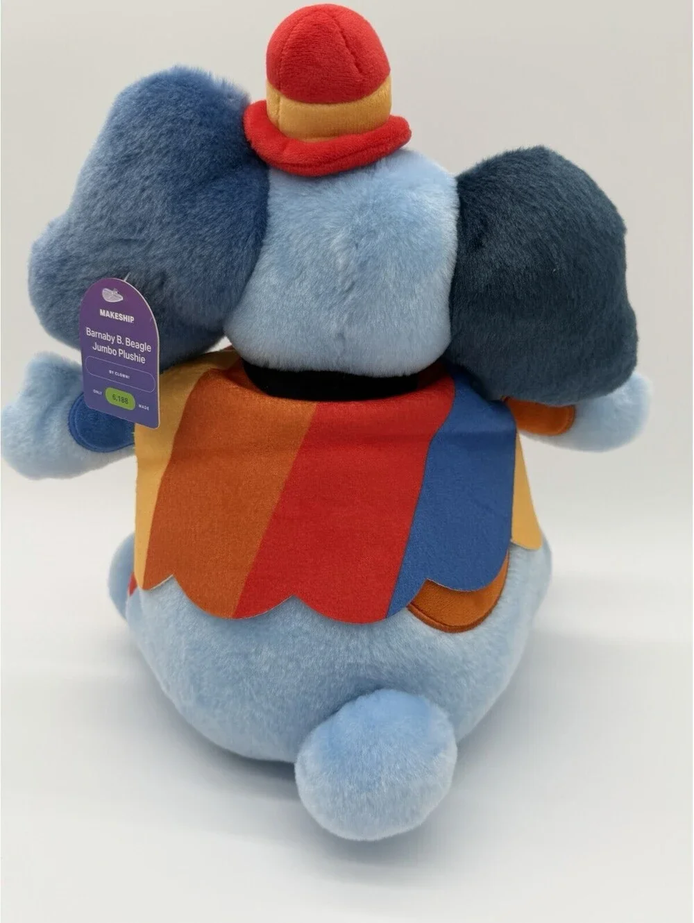 AUTHENTIC Makeship Jumbo Barnaby B Beagle Welcome Home Plush By Clown 6188 Made